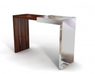 Luxury Stainless Rosewood Console